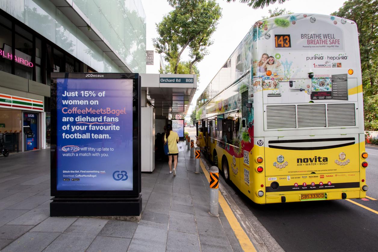 Coffee Meets Bagel JCDecaux Singapore